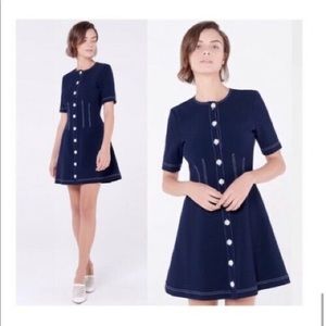 Veronica Beard Navy Mikel Dress size 4